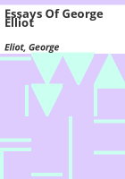Essays_of_George_Elliot