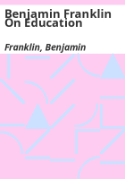 Benjamin_Franklin_on_education