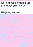 Selected_letters_of_Horace_Walpole