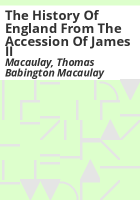 The_history_of_England_from_the_accession_of_James_II