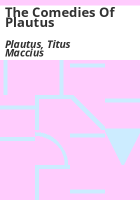 The_comedies_of_Plautus